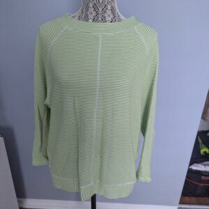 Olsen Clara Jersey Long Sleeve striped top